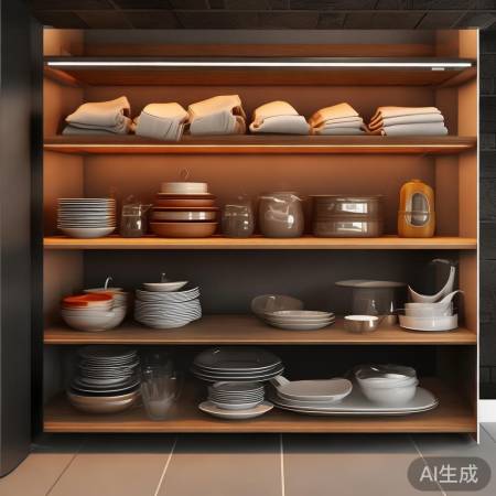 消毒柜底放餐具,上层除螨毛巾袜